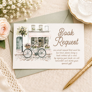 Invitation à un livre pour bébé pour la fête de bé