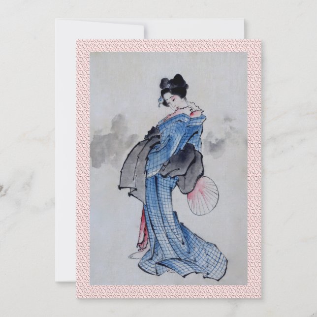 Invitation à un mariage de Geisha (Devant)