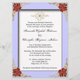 Invitation à un mariage d'or à l'élégance Golden A