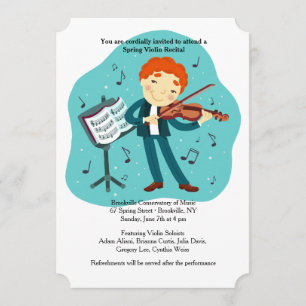 Invitation à un récital de violon