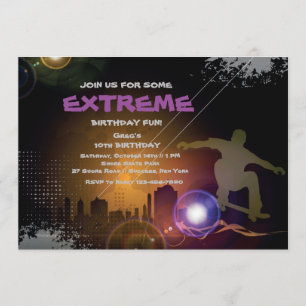 Invitation à un skateboard urbain