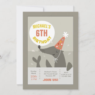 Invitation à un timbre d'anniversaire