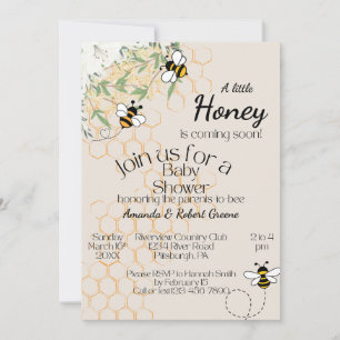 Invitation à une baby shower