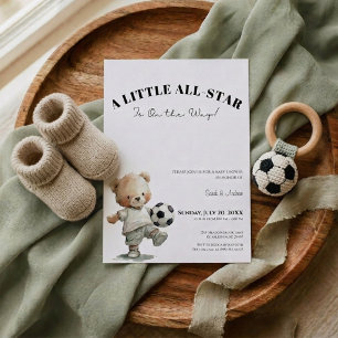 Invitation à une Baby Shower Foot   Une Petite Sta