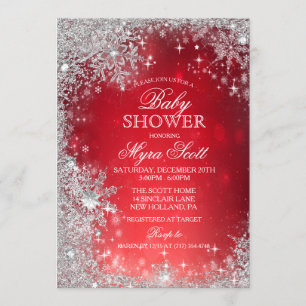 Invitation à une baby shower pour les vacances d'h