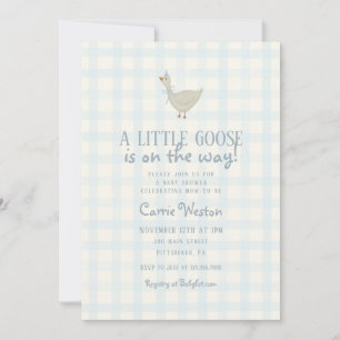 Invitation à une Baby Shower pour un Petit Garçon 