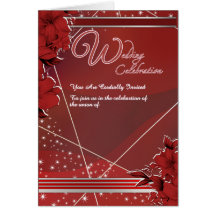 Invitation à une célébration de mariage