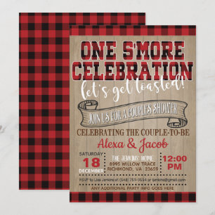 Invitation à une célébration de S'more - Shower de