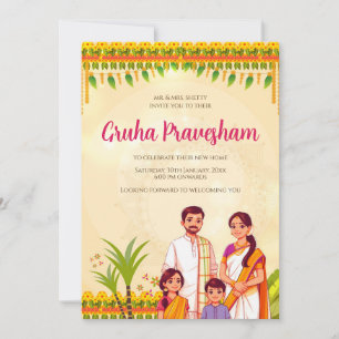 Invitation à une cérémonie de bénédiction de maiso