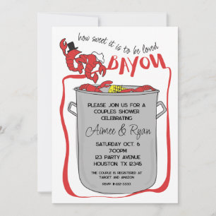 Invitation à une ébullition de écrevisses de Bayou
