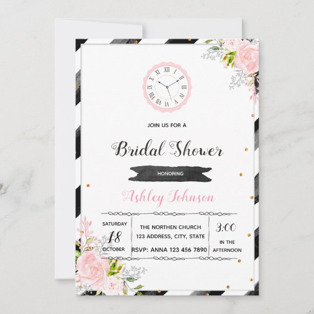 Invitation à une fête 24 heures sur 24 (Devant)