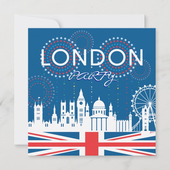 Invitation à une fête à Londres (Devant)
