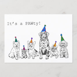 Invitation à une fête canine