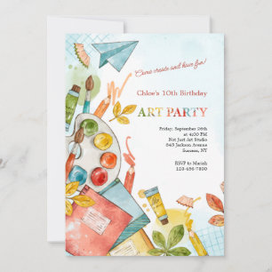 Invitation à une fête d'anniversaire