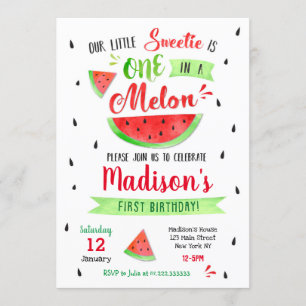 Invitation à une fête d'anniversaire à Melon