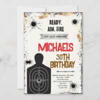 Invitation à une fête d'anniversaire au champ de t