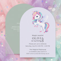 Invitation à une fête d'anniversaire avec une lico