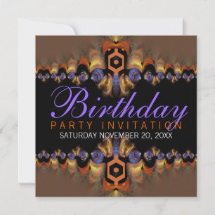 Invitation à une fête d'anniversaire avec une save