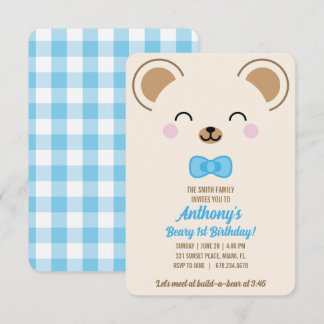 Invitation à une fête d'anniversaire de garçon ave