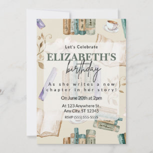 Invitation à une fête d'anniversaire de l'amoureux