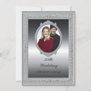 Invitation à une fête d'anniversaire de mariage de