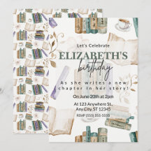 Invitation à une fête d'anniversaire de passionné