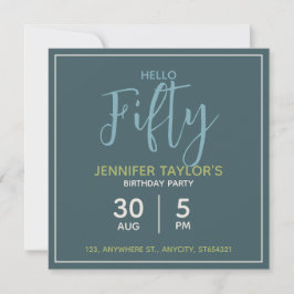 Invitation à une fête d'anniversaire florale | Car