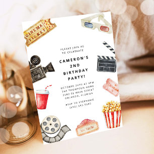 Invitation à une fête d'anniversaire pour enfants 