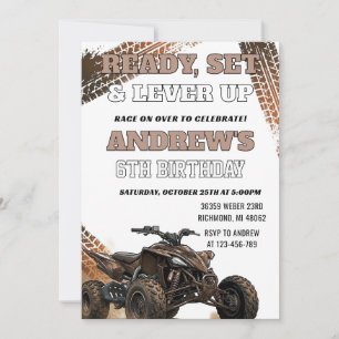 Invitation à une fête d'anniversaire pour garçon s
