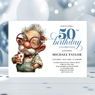 Invitation à une fête d'anniversaire pour un homme
