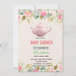 Invitation à une fête d'anniversaire sous la douch