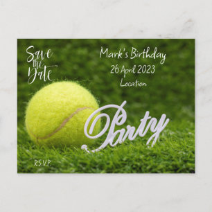 Invitation à une fête d'anniversaire Tennis Sauve
