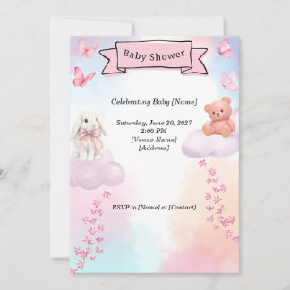 Invitation à une fête de bébé