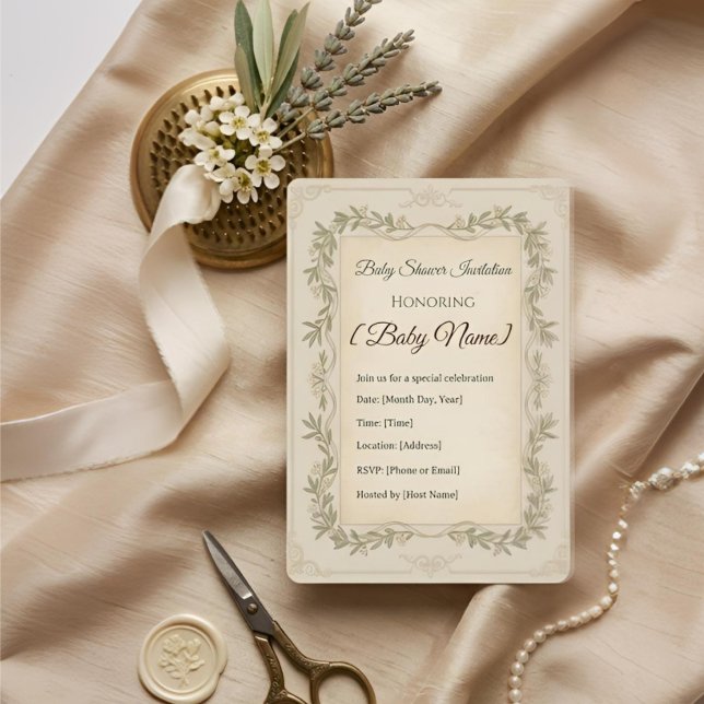 Invitation à une fête de bébé (Créateur téléchargé)