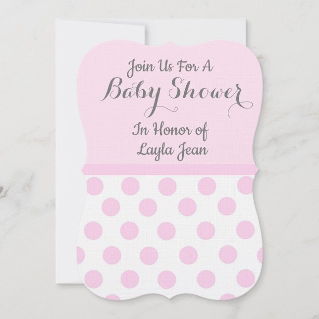 Invitation à une fête de bébé (Devant)