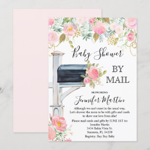 Invitation à une fête de bébé par la poste
