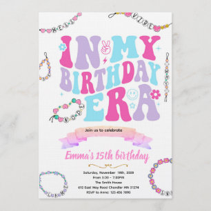 Invitation à une fête de bracelet de l'amitié