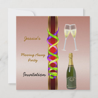 Invitation à une fête de départ
