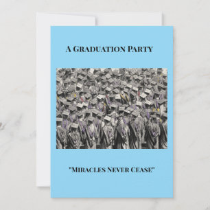 Invitation à une fête de fin d'études