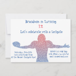 Invitation à une fête de football