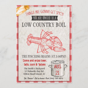 Invitation à une fête de fruits de mer de Low Coun