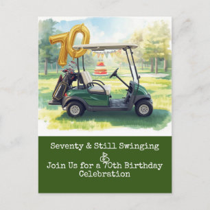 Invitation à une fête de golf pour 70 ans Par Golf