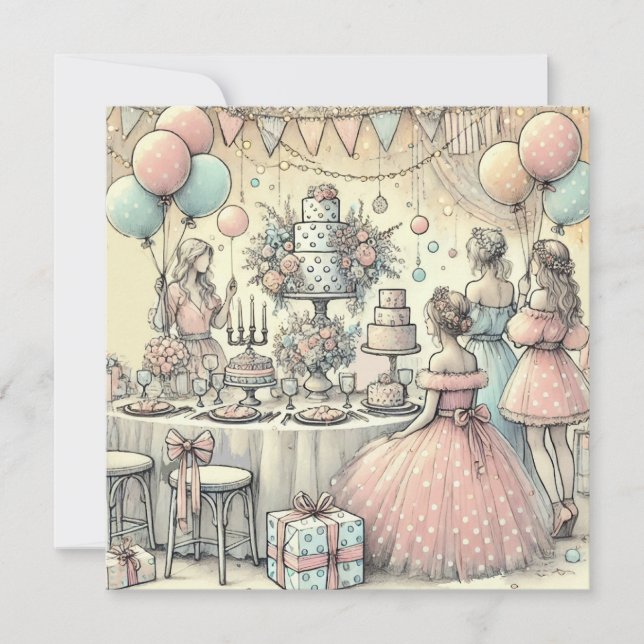 Invitation à une fête de mariage (Devant)