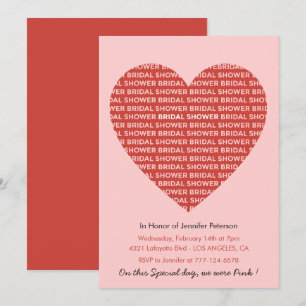 Invitation à une fête de mariage de la Saint-Valen