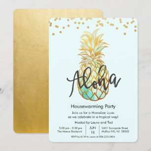 Invitation à une fête de pendaison de crémaillère