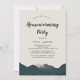 Invitation à une fête de pendaison de crémaillère 