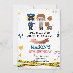 Invitation à une fête de policiers et de voleurs