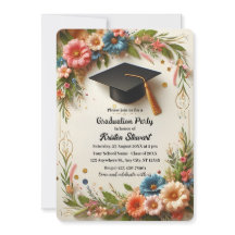 Invitation à une fête de remise de diplômes avec c