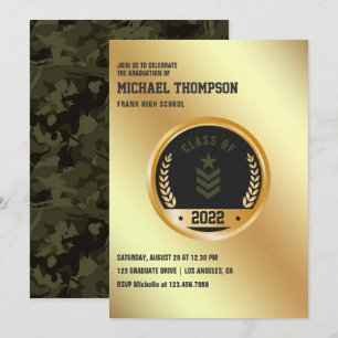 Invitation à une fête de remise de diplômes sur le