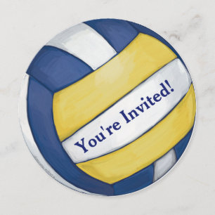 Invitation à une fête de volley-ball